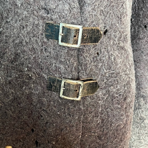 Casch by Gro Abrahamsson Sz 38 Boiled Wool Coat - Work of Art - Picture 11 of 16